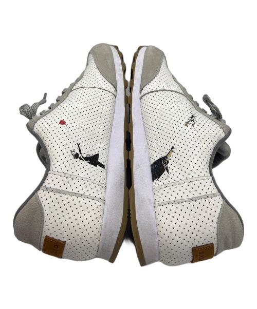 Sangacio（サンガッチョ）Sangacio (サンガッチョ) バンクシー にゅーずMOM　	バンクシー グレー×ホワイト サイズ:30の古着・服飾アイテム