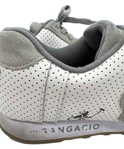 Sangacio（サンガッチョ）Sangacio (サンガッチョ) バンクシー にゅーずMOM　	バンクシー グレー×ホワイト サイズ:30の古着・服飾アイテム