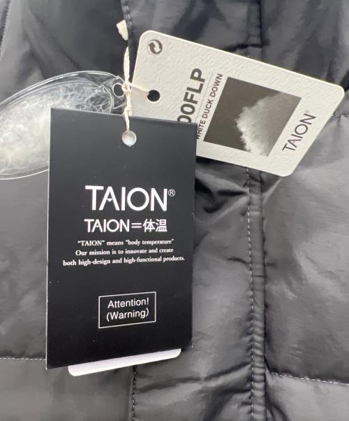 TAION（タイオン）TAION (タイオン) SHIPS (シップス) ダウンコート グレー サイズ:L 未使用品の古着・服飾アイテム