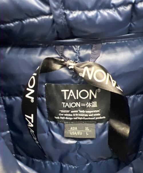 TAION（タイオン）TAION (タイオン) ダウンジャケット ネイビー サイズ:XLの古着・服飾アイテム