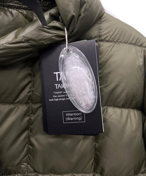 TAION（タイオン）TAION (タイオン) ダウンパーカー オリーブ サイズ:Mの古着・服飾アイテム