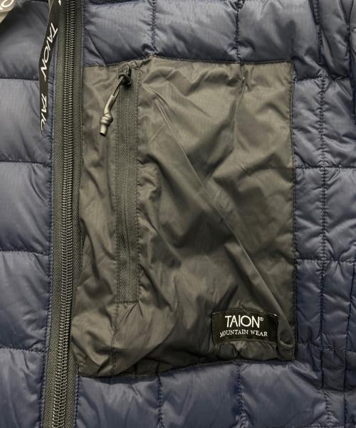 TAION（タイオン）TAION (タイオン) リバーシブルダウンジャケット ネイビー サイズ:M 未使用品の古着・服飾アイテム