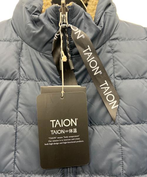 TAION（タイオン）TAION (タイオン) リバーシブルダウンジャケット ネイビー サイズ:Mの古着・服飾アイテム