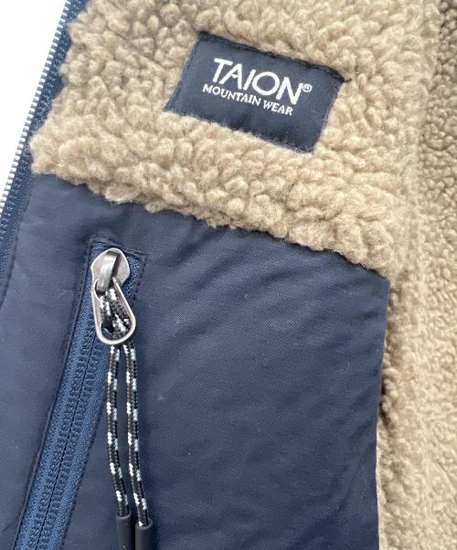 TAION（タイオン）TAION (タイオン) リバーシブルダウンジャケット ネイビー サイズ:Mの古着・服飾アイテム