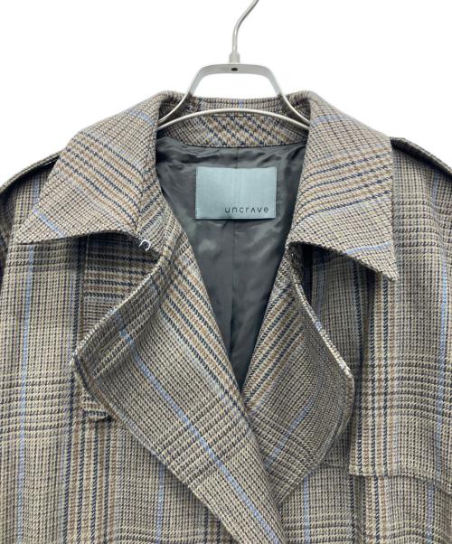 uncrave（アンクレイヴ）uncrave (アンクレイヴ) トレンチコート ブラウン サイズ:1の古着・服飾アイテム