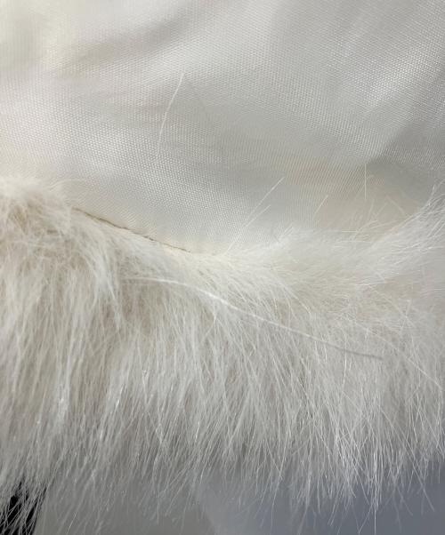 ZARA（ザラ）ZARA (ザラ) フェイクファージャケット ホワイト サイズ:Sの古着・服飾アイテム