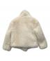 ZARA (ザラ) フェイクファージャケット ホワイト サイズ:S：10000円