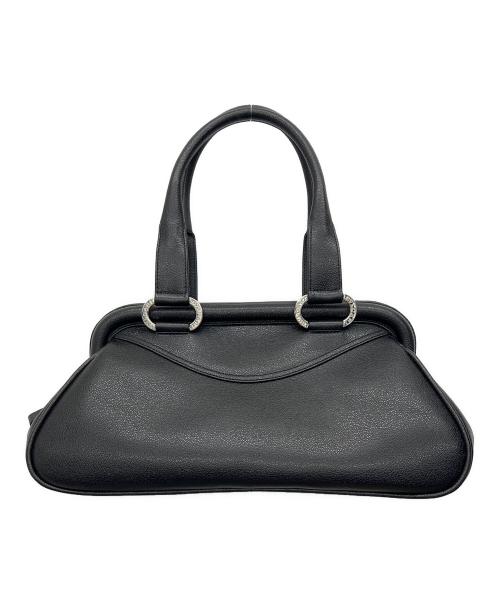 BVLGARI（ブルガリ）BVLGARI (ブルガリ) ハンドバッグ ブラック×レッドの古着・服飾アイテム