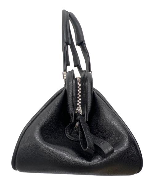 BVLGARI（ブルガリ）BVLGARI (ブルガリ) ハンドバッグ ブラック×レッドの古着・服飾アイテム