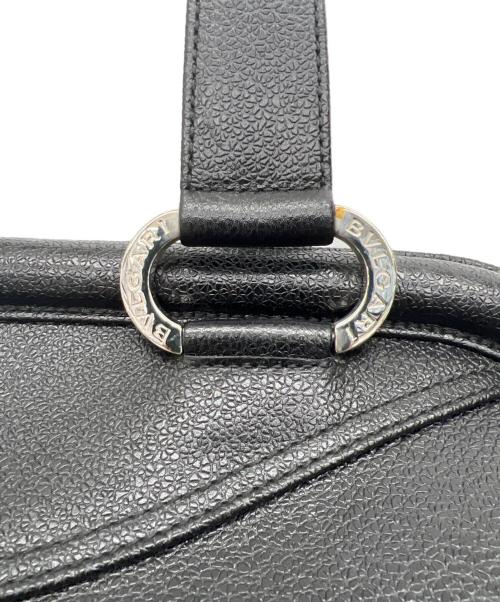 BVLGARI（ブルガリ）BVLGARI (ブルガリ) ハンドバッグ ブラック×レッドの古着・服飾アイテム