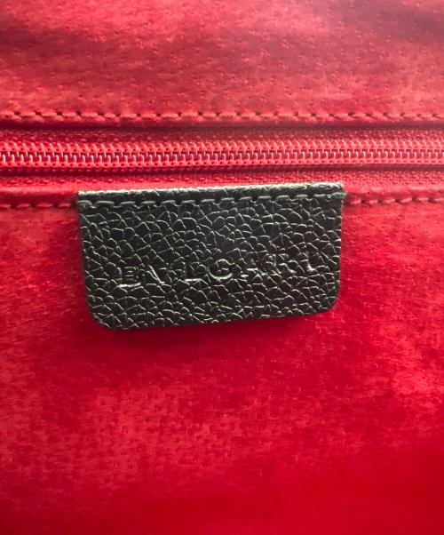 BVLGARI（ブルガリ）BVLGARI (ブルガリ) ハンドバッグ ブラック×レッドの古着・服飾アイテム
