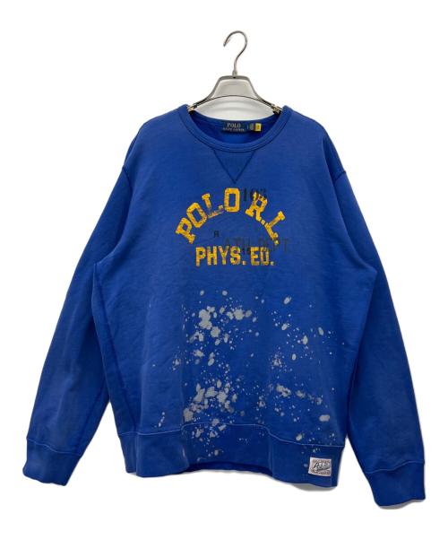 POLO RALPH LAUREN（ポロ・ラルフローレン）POLO RALPH LAUREN (ポロ・ラルフローレン) スウェット ブルー サイズ:Lの古着・服飾アイテム