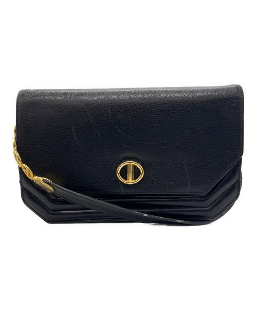Christian Dior（クリスチャン ディオール）Christian Dior (クリスチャン ディオール) ショルダーバッグ ブラックの古着・服飾アイテム