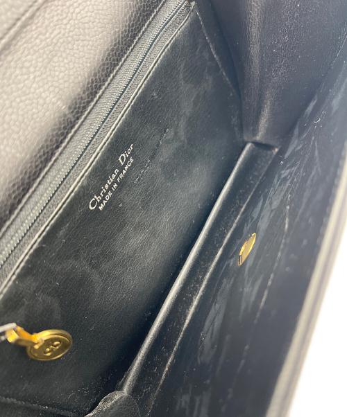 Christian Dior（クリスチャン ディオール）Christian Dior (クリスチャン ディオール) ショルダーバッグ ブラックの古着・服飾アイテム