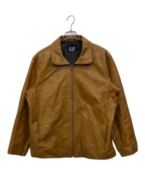 GAP（ギャップ）GAP (ギャップ) レザージャケット ブラウン サイズ:Mの古着・服飾アイテム