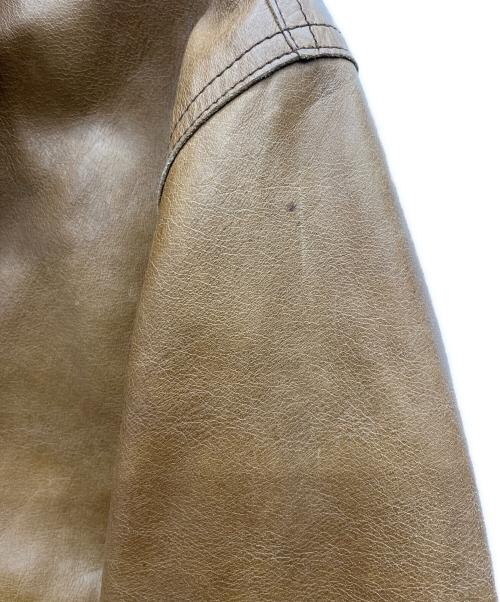 GAP（ギャップ）GAP (ギャップ) レザージャケット ブラウン サイズ:Mの古着・服飾アイテム
