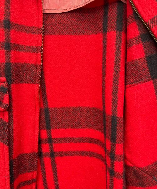 SOO WOOL（スー ウール）SOO WOOL (スー ウール) ウールジャケット レッド サイズ:FREEの古着・服飾アイテム