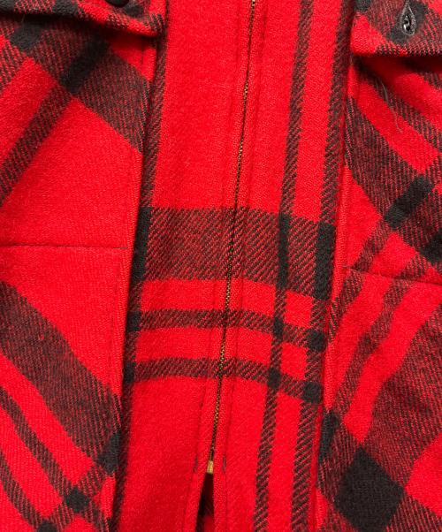 SOO WOOL（スー ウール）SOO WOOL (スー ウール) ウールジャケット レッド サイズ:FREEの古着・服飾アイテム