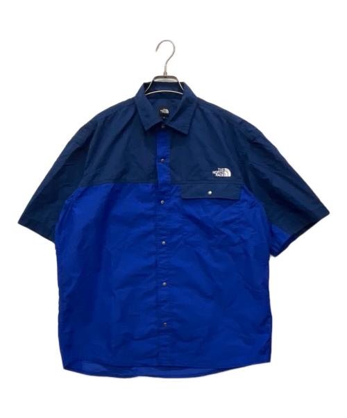 THE NORTH FACE（ザ ノース フェイス）THE NORTH FACE (ザ ノース フェイス) 半袖シャツ ブルー サイズ:Lの古着・服飾アイテム