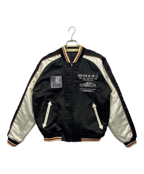 スカジャン（スカジャン）スカジャン (スカジャン) スカジャン ブラック サイズ:40の古着・服飾アイテム