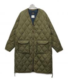 TAION（タイオン）の古着「ダウンコート」｜グリーン