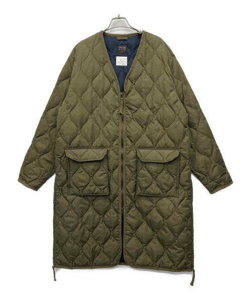 TAION（タイオン）TAION (タイオン) ダウンコート グリーン サイズ:XLの古着・服飾アイテム