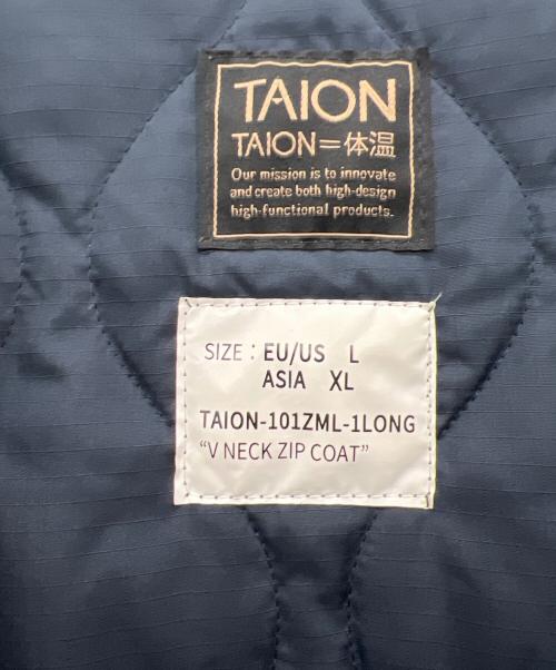TAION（タイオン）TAION (タイオン) ダウンコート グリーン サイズ:XLの古着・服飾アイテム