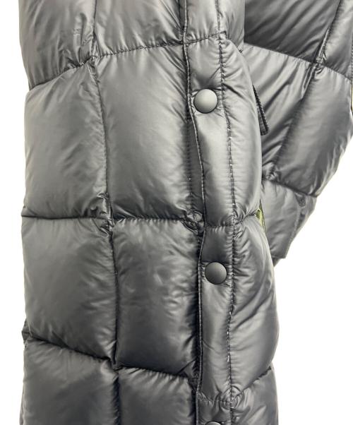 Crescent Down Works（クレセントダウンワークス）Crescent Down Works (クレセントダウンワークス) MAIDEN NOIR (メイデン ノワール) ダウンベスト ブラック×グリーン サイズ:Lの古着・服飾アイテム