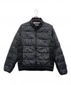 Callawayキャロウェイ）の古着「フェザープリントスターストレッチ2WAYブルゾン」｜ブラック