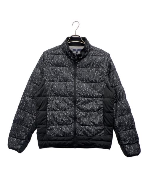 Callaway（キャロウェイ）Callaway (キャロウェイ) フェザープリントスターストレッチ2WAYブルゾン ブラック サイズ:Lの古着・服飾アイテム