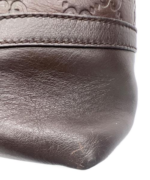 GUCCI（グッチ）GUCCI (グッチ) ハンドバッグ ブラウンの古着・服飾アイテム