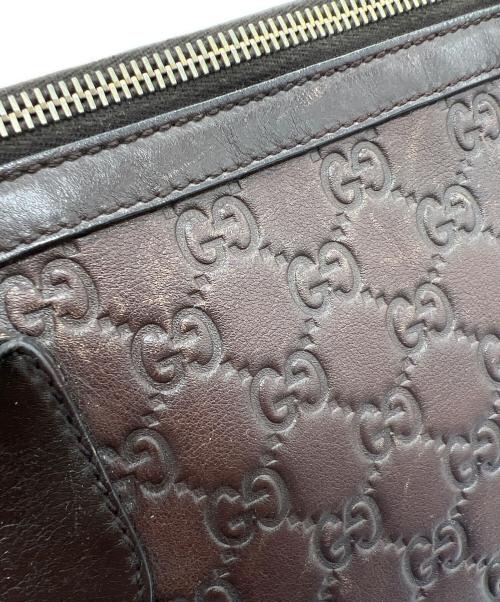 GUCCI（グッチ）GUCCI (グッチ) ハンドバッグ ブラウンの古着・服飾アイテム