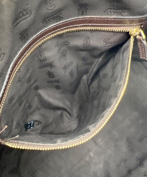 GUCCI（グッチ）GUCCI (グッチ) ハンドバッグ ブラウンの古着・服飾アイテム