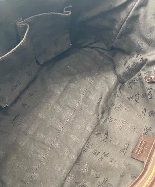 GUCCI（グッチ）GUCCI (グッチ) ハンドバッグ ブラウンの古着・服飾アイテム