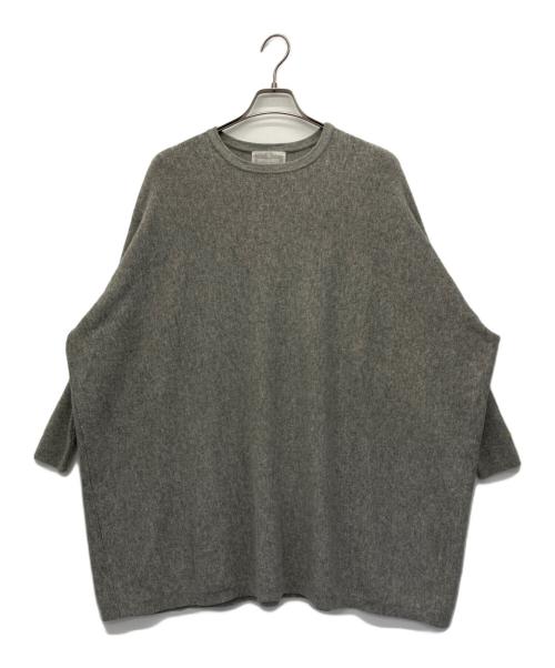 BEARDSLEY（ビアズリー）BEARDSLEY (ビアズリー) 厚手ニット グレー サイズ:FREEの古着・服飾アイテム