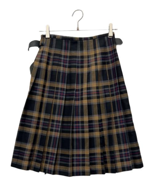 O'NEIL OF DUBLIN（オニールオブダブリン）O'NEIL OF DUBLIN (オニールオブダブリン) ラップスカート ブラウン サイズ:US6の古着・服飾アイテム