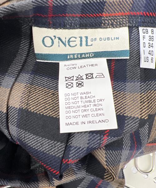 O'NEIL OF DUBLIN（オニールオブダブリン）O'NEIL OF DUBLIN (オニールオブダブリン) ラップスカート ブラウン サイズ:US6の古着・服飾アイテム