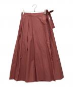 BEARDSLEYビアズリー）の古着「ラップスカート」｜ピンク