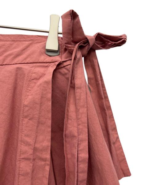 BEARDSLEY（ビアズリー）BEARDSLEY (ビアズリー) ラップスカート ピンク サイズ:FREEの古着・服飾アイテム