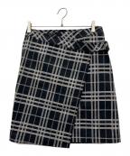 BURBERRY LONDONバーバリーロンドン）の古着「スカート」｜ブラック
