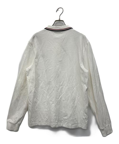 FRED PERRY（フレッドペリー）FRED PERRY (フレッドペリー) 長袖ポロシャツ ホワイト サイズ:Lの古着・服飾アイテム