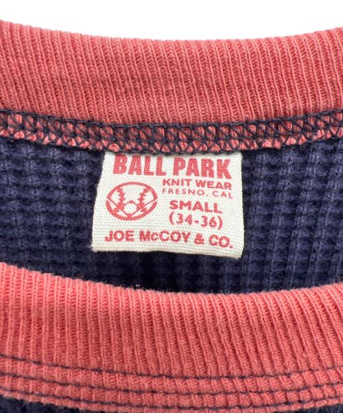 Ball Park（ボールパーク）Ball Park (ボールパーク) サーマルカットソー ネイビー サイズ:Sの古着・服飾アイテム