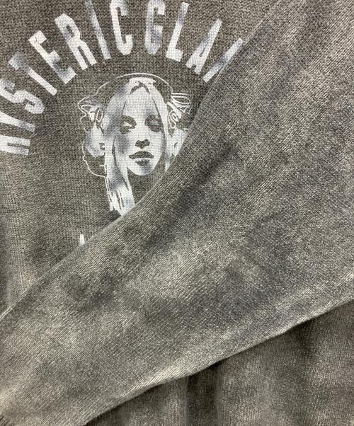 Hysteric Glamour（ヒステリックグラマー）Hysteric Glamour (ヒステリックグラマー) AMPLIFIED セーター グレー サイズ:XLの古着・服飾アイテム