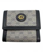 GUCCIグッチ）の古着「コインケース」｜ネイビー×グレー
