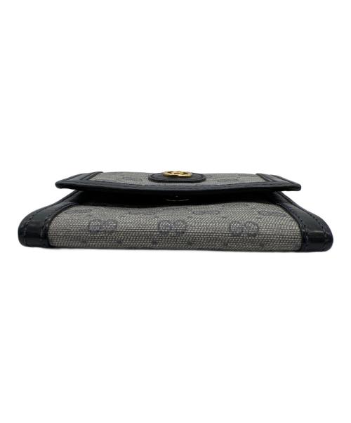 GUCCI（グッチ）GUCCI (グッチ) コインケース ネイビー×グレーの古着・服飾アイテム