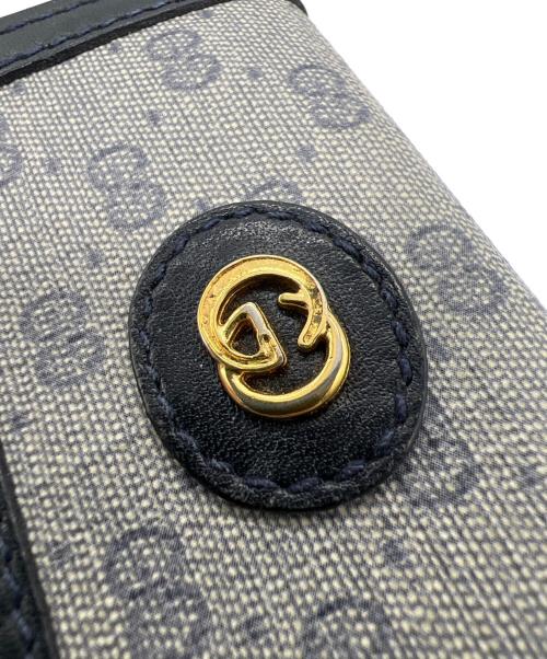 GUCCI（グッチ）GUCCI (グッチ) コインケース ネイビー×グレーの古着・服飾アイテム