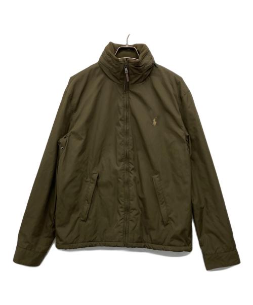 POLO RALPH LAUREN（ポロ・ラルフローレン）POLO RALPH LAUREN (ポロ・ラルフローレン) ナイロンジャケット オリーブ サイズ:Mの古着・服飾アイテム