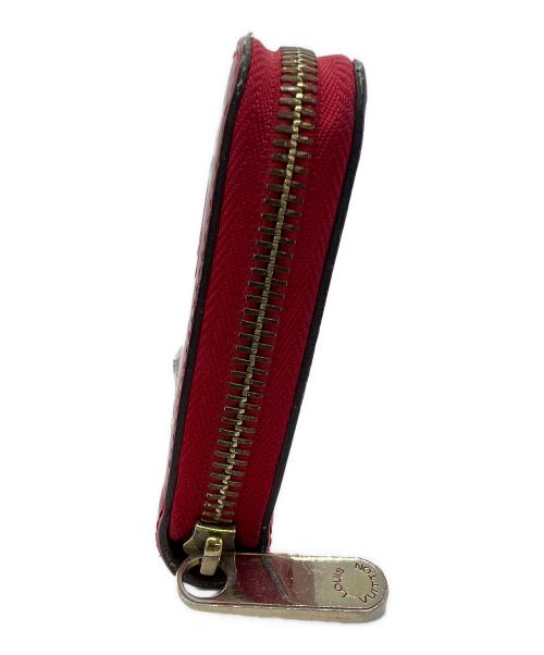 LOUIS VUITTON（ルイ ヴィトン）LOUIS VUITTON (ルイ ヴィトン) ヴェルニ ジッピーウォレット レッドの古着・服飾アイテム