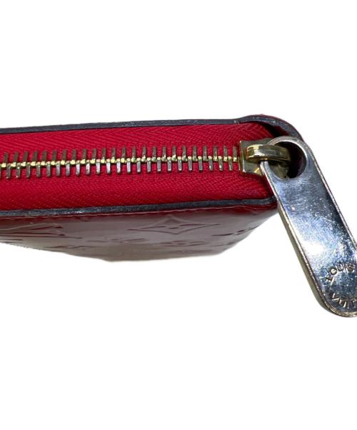 LOUIS VUITTON（ルイ ヴィトン）LOUIS VUITTON (ルイ ヴィトン) ヴェルニ ジッピーウォレット レッドの古着・服飾アイテム