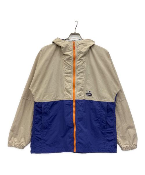 CHUMS（チャムス）CHUMS (チャムス) キャンプフィールドフーディー ベージュ×パープル サイズ:Lの古着・服飾アイテム